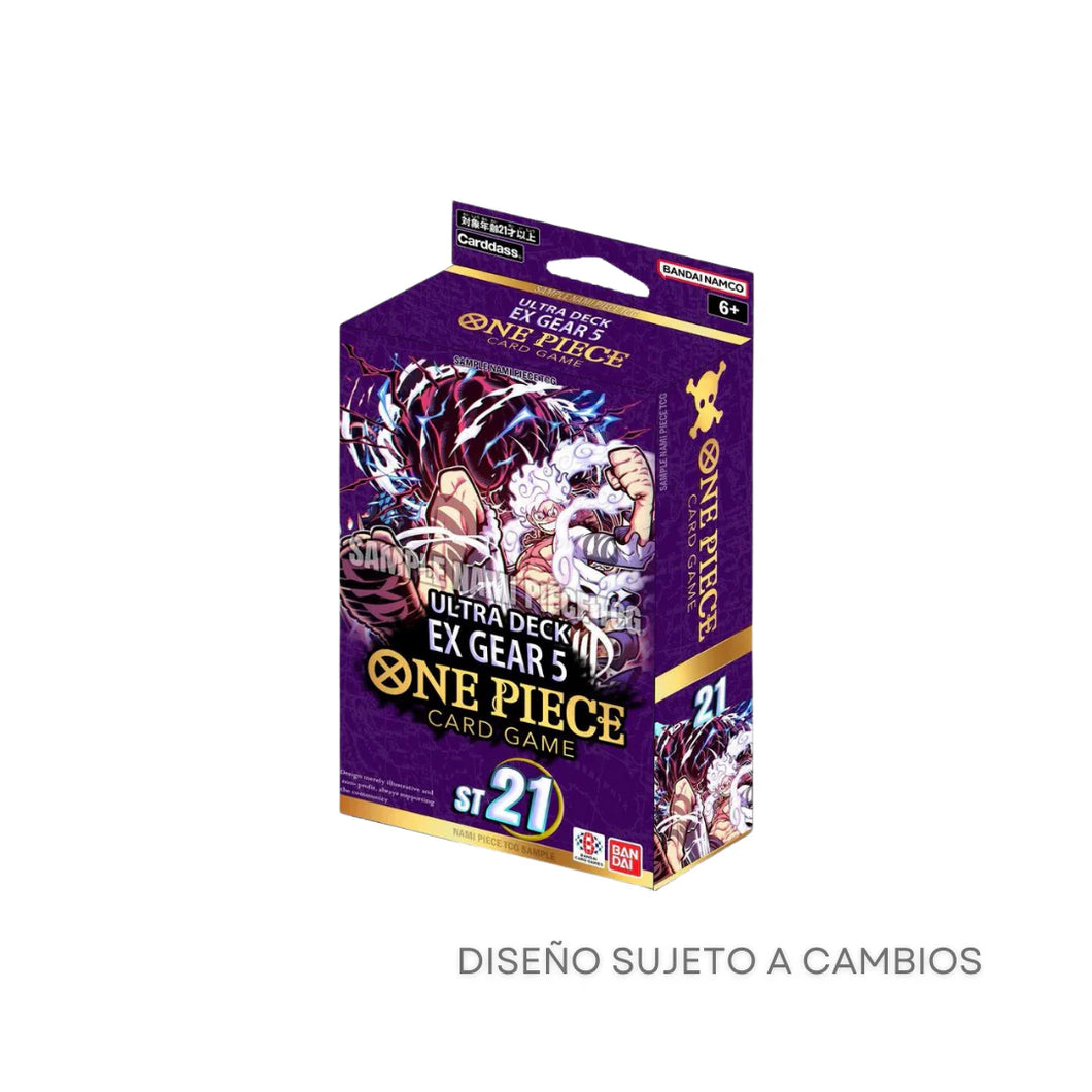 [PREVENTA] One Piece TCG: Premium Starter Deck EX- GEAR5 [ST21]