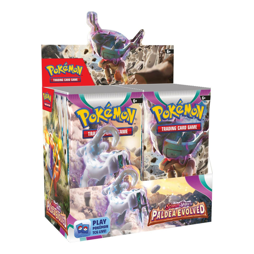 Pokémon TCG: Scarlet & Violet: Paldea Evolved Booster Display