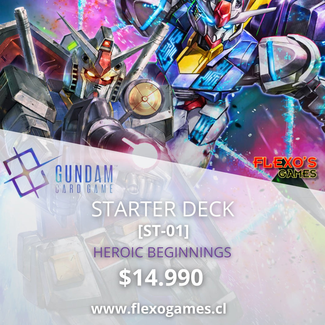 Gundam TCG Heroic Beginnings [ST01] (Pre-venta)