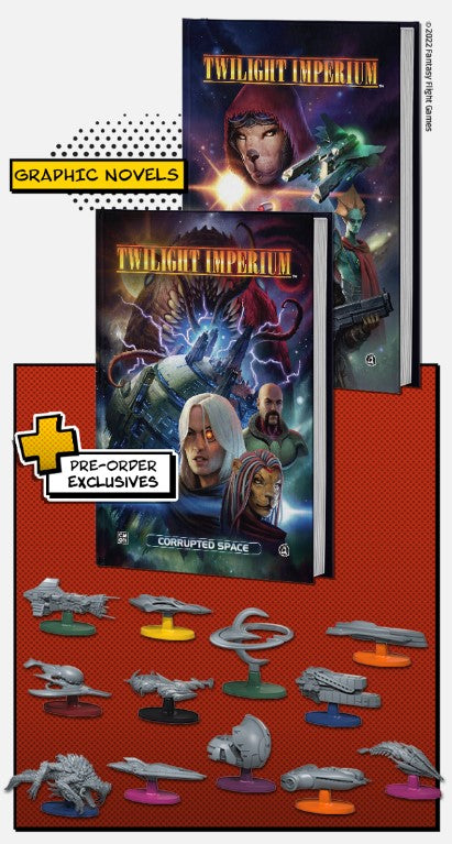 CMON Comics Vol.2. Twilight Imperium: Firmament & Corrupted Space + promos KS Exclusive (inglés)