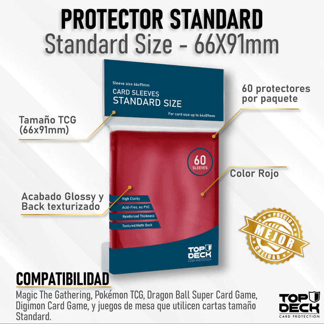 Protector Top Deck Tamaño Standard Variedades