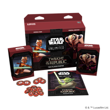 Cargar imagen en el visor de la galería, Star Wars Unlimited - Twilight of the Republic Two-Player Starter English
